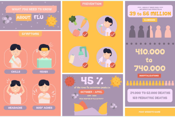 About Flu Infographic: A Visual Tool for Clear Communication