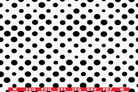 Black Dots Seamless Pattern Digital