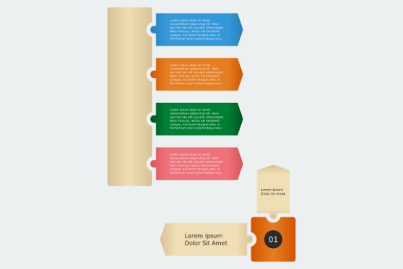 Branched Puzzle Infographic Template: A Flexible Visual Tool for Modern Design Needs