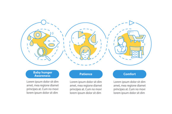 Breastfeeding Tips Vector Infographic: A Visual Guide for New Parents and Educators