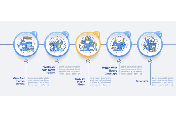 Healthy Living Space Vector Infographic