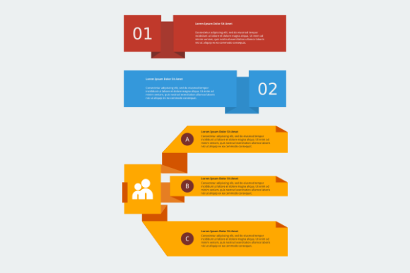 Origami Style Infographic Template: A Versatile Design Tool for Real-World Projects